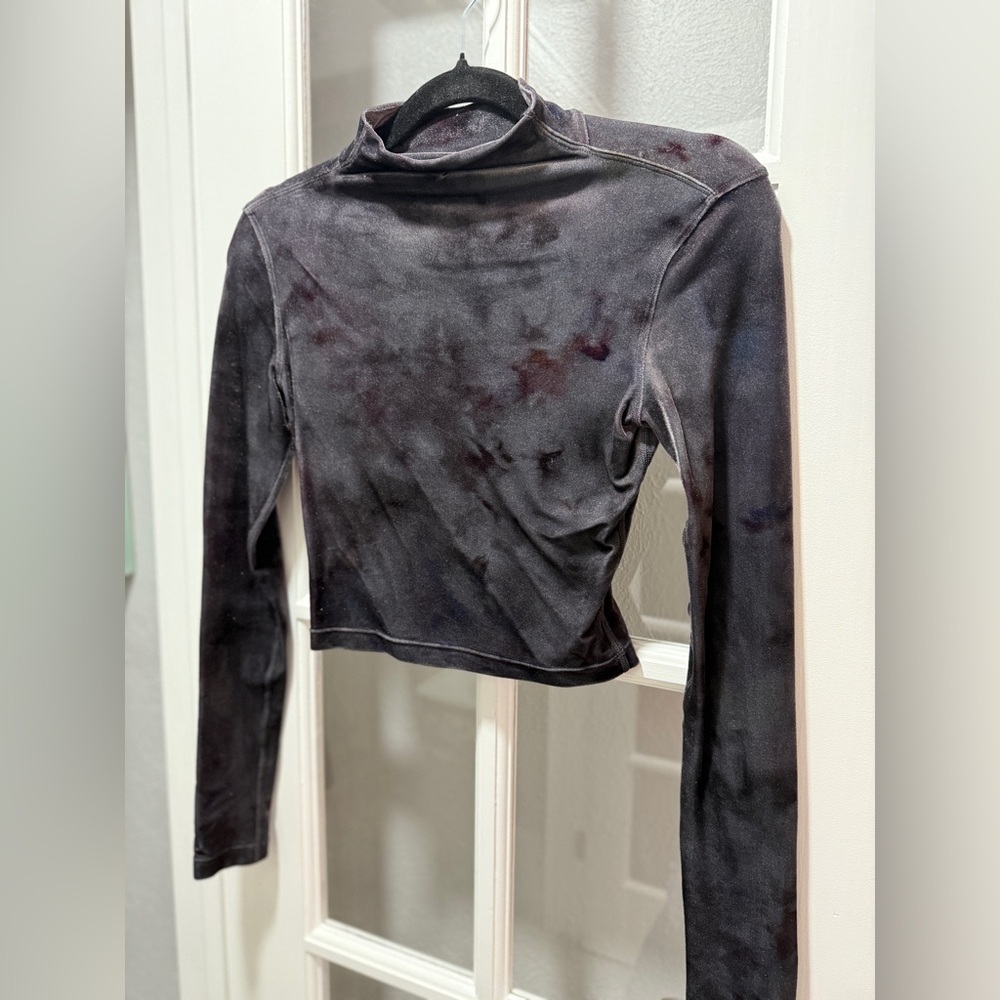 Lululemon All Aligned Mock Neck Long Sleeve Shirt *Crushed Velvet - Picture 5 of 9